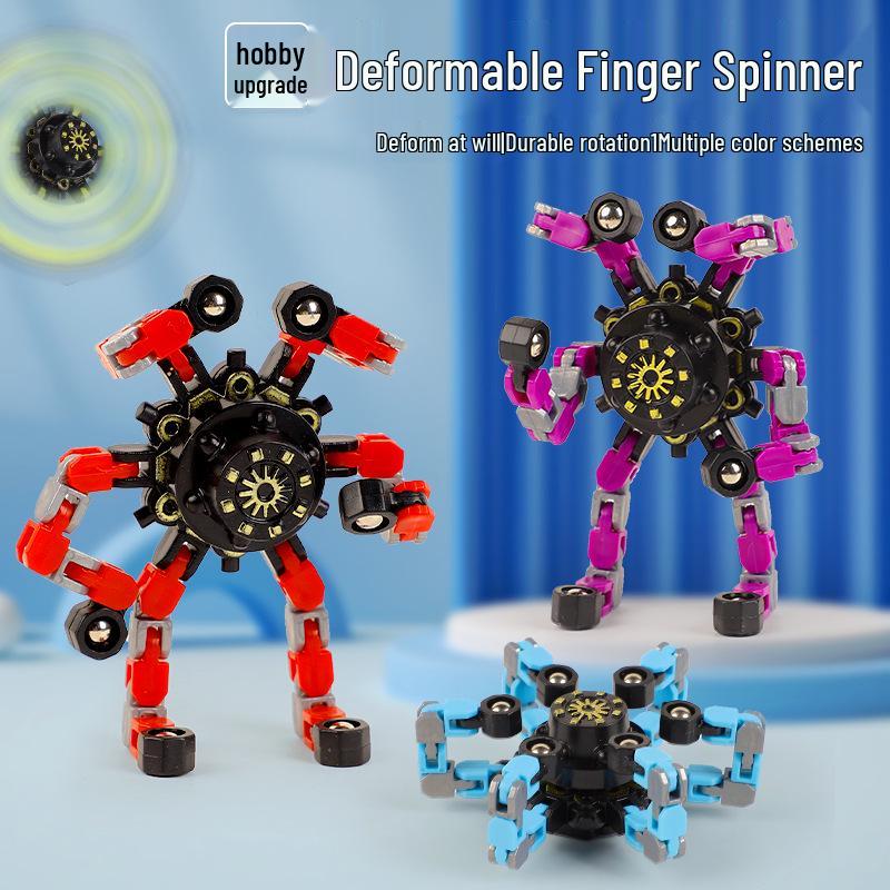 New Mechanical Deformation Gyroscope: Ever-Changing Rotation Stress Relief Toy for Boys and Kids