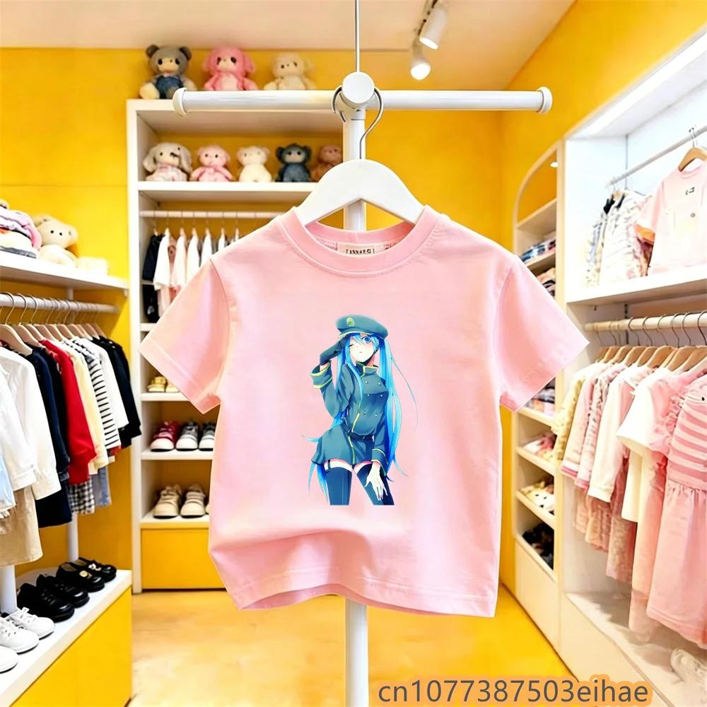 Future MIKU Line Style Hatsune Miku Cobranded Short Sleeve Pure Cotton Printed Casual Soft Top For Boys Girls Teenager Fashion