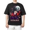 Dragon Ball Z Gohan vs Cell Anime Black T-Shirt Comfortable Fashion Vintage Double-Sided Band Graphic Print Women And Men T-shirts