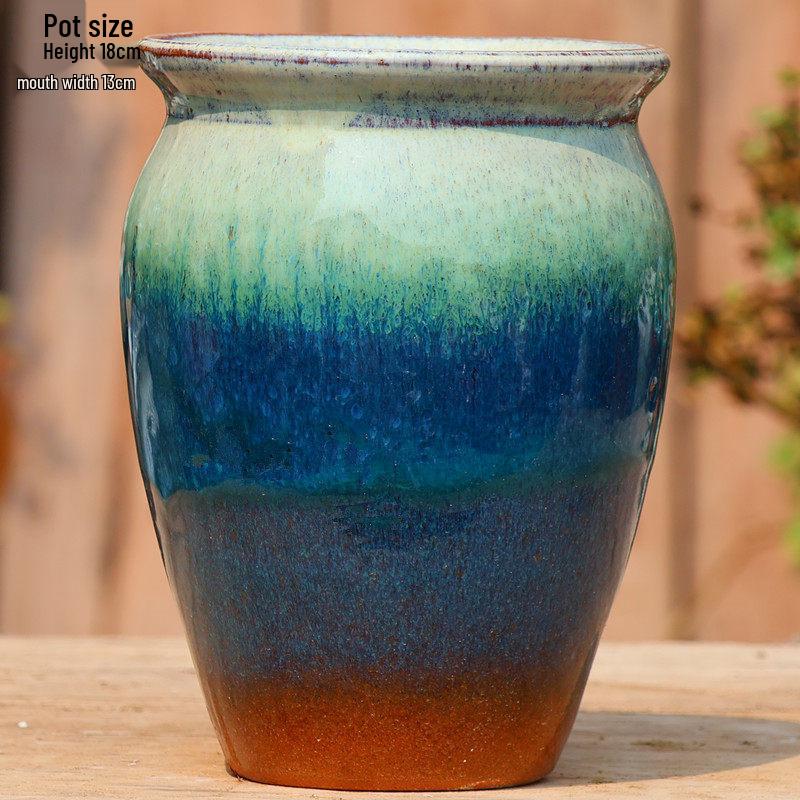 Специальное предложение: Высокий ретро-керамический цветочный горшок для суккулентов или зеленого редиса