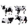 Simulation Cow Farm Zoo Animal Model Figurine Home Decor Toy for Kids