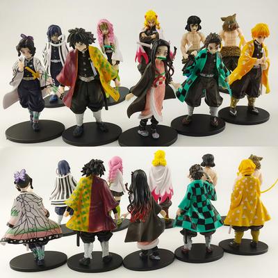 Горячая аниме Demon Slayer Kimetsu no Yaiba фигурка Kamado Tanjirou фигурка Agatsuma Zenitsu Nezuko Warrior ПВХ модель игрушки