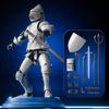 Armor Knight Action Figure with Accessories Movable Joints 3D Printed Medieval Warrior Soldier Model Toy Stress Relief Articulated Dummy Decoration