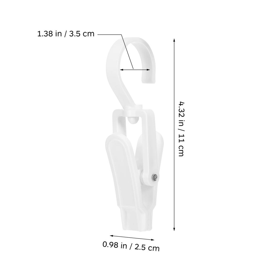 OUNONA Прищепки с 10 зажимами для одежды и дорожными крючками, ПВХ, Подвесные, Небьющиеся, Нескользящие, Штук, Большие, Кухня, Ванная комната, Сушка, Зажим,