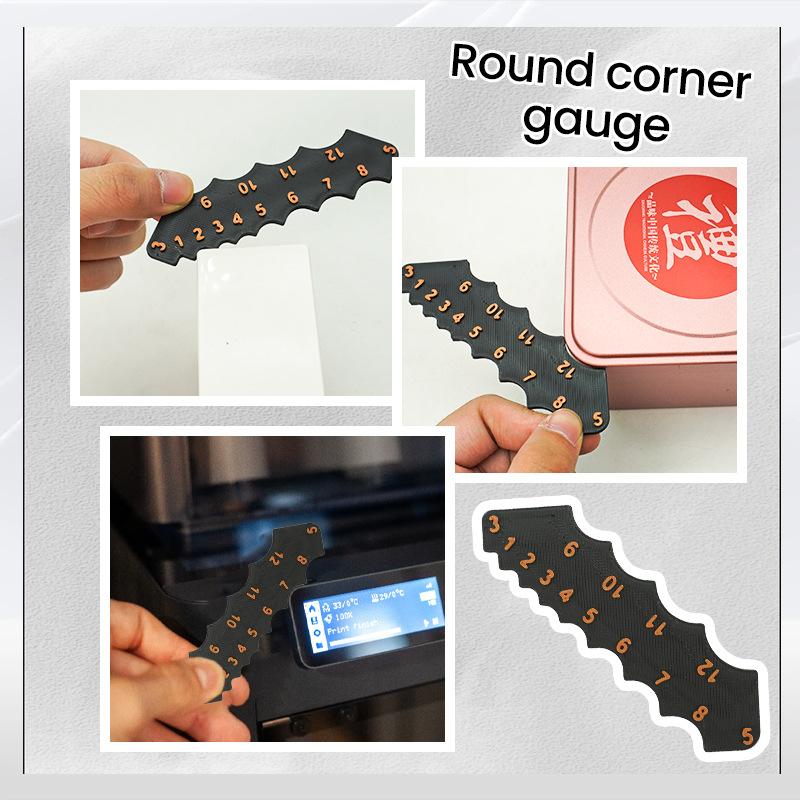 Многофункциональный радиусный шаблон для галтели, измерительный инструмент для измерения выпуклой дуги для промышленности, полевых работ, для изготовителя пресс-форм для дома
