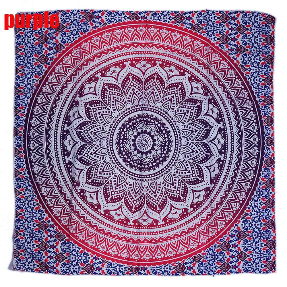 Hippie Shawls Bedspread Hanging Decor Indian Mandala Tapestry Beach Towel Yoga Mat Thin Blanket