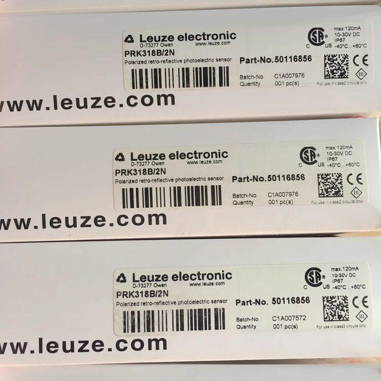 Leuze Photoelectric Switch Models: PRK 318B/2N, PRK 318B/4P, PRK 328.3/4P