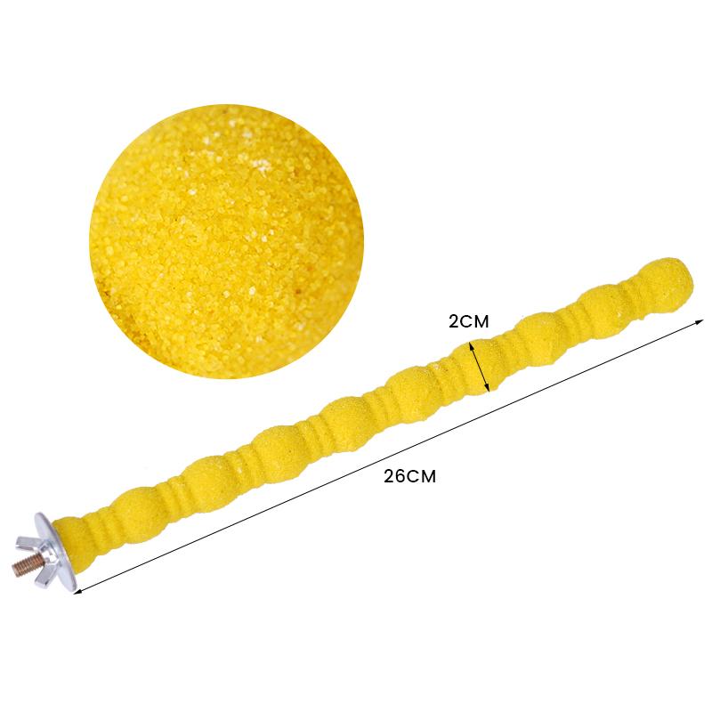 Палочка для стачивания когтей попугая, деревянная палочка для присаживания птиц, песок, жердочка для стачивания когтей, игрушка для попугая, аксессуары для клетки попугая