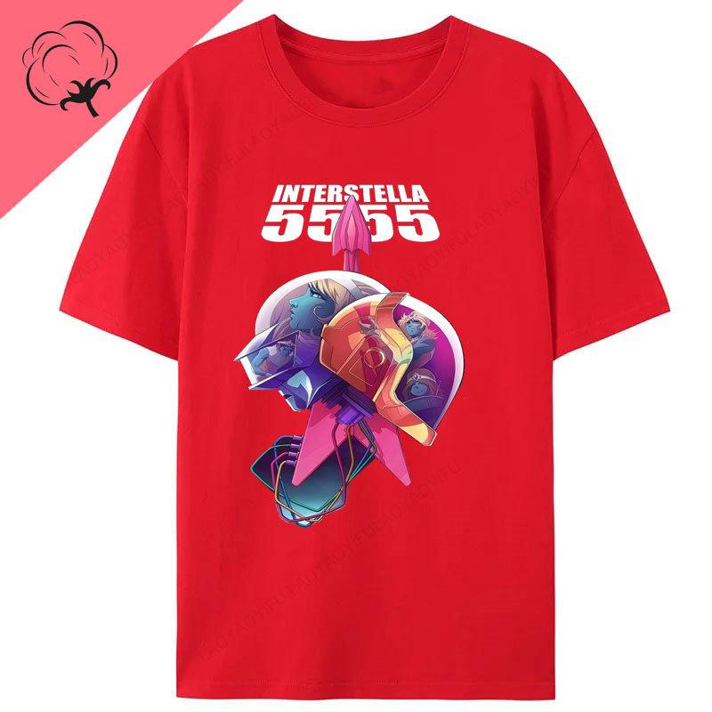 Camisetas Daft Punk Graphic Tshirts Popular Fashion Music Lover Gift Punk Band Cotton Short Sleeve Print Unisex Clothing