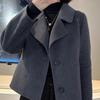 Двусторонний шерстяной пиджак для женщин на весну, осень и зиму, новый стиль, небольшое шерстяное пальто темперамент