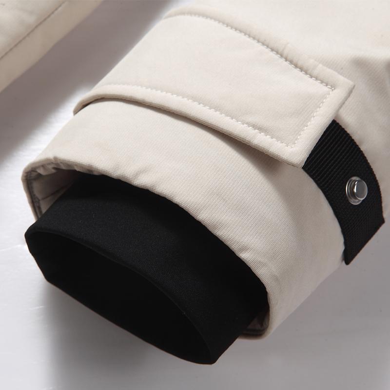 Real Fur Collar Winter White Duck Down Coats for Men Parkas Hooded Thick Warm Down Jackets Man Outerwears