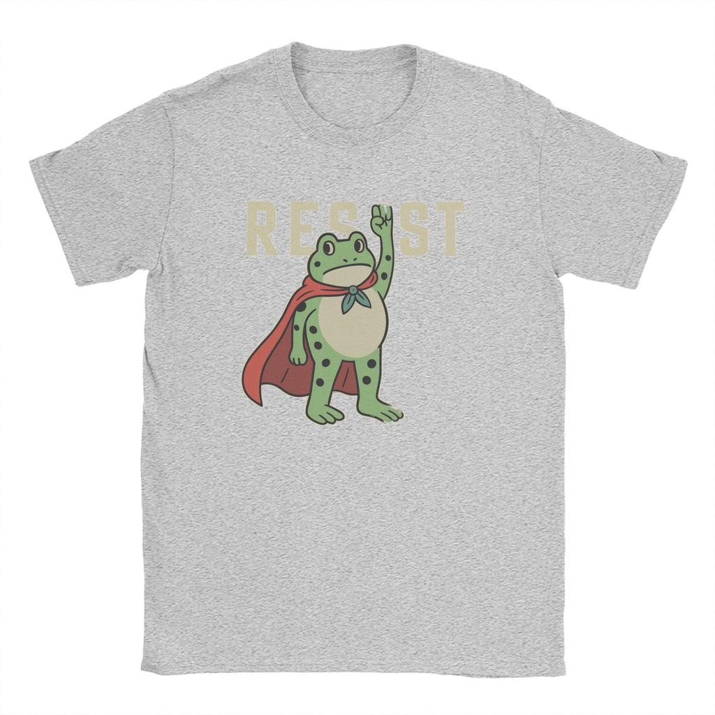 Мужские футболки Portland Frog Resist 100% Хлопок Топы Сумасшедшие Короткий Рукав Круглый Вырез Футболки Идея для Подарка Футболка