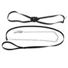 Turtle Harness Leash Adjustable Skin Friendly Pet Harness Reptile Leash for Outdoor Black L