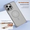 MagSafe Compatible Magnetic Clear Phone Case for iPhone 15/16 Pro Max, Skin-Like Design