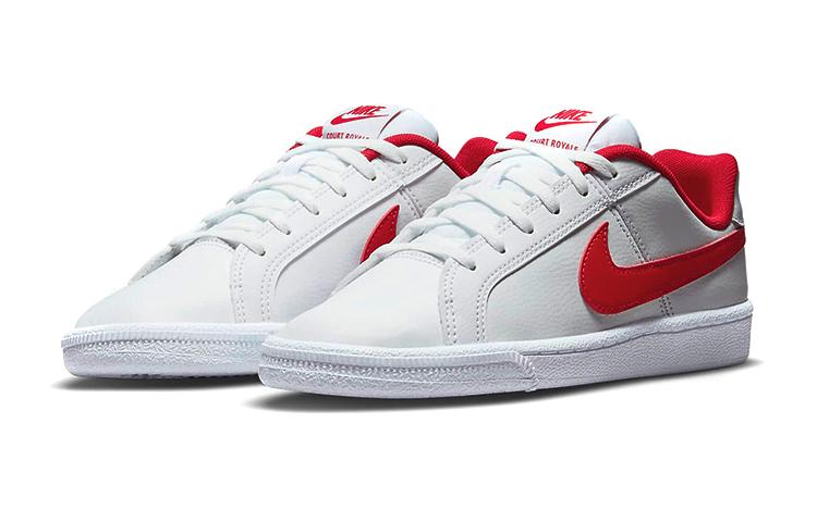 Nike Кроссовки Court Royale Низкие Белый/Красный GS 833535-101