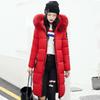 Зимние пальто женские пуховики длинное однотонное пальто женская куртка толстая теплая верхняя одежда женские парки одежда на молнии с меховым воротником пальто с капюшоном