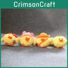 Keychain Yellow Chick Backpack Decor Pp Cotton Stuffed Doll Gift For Kids