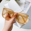 Квадратные Солнцезащитные Очки Женские Винтажные Оверсайз Солнечные Очки Черный Градиент Защита UV400 Унисекс Мода
