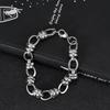 Domineering Stainless Steel Hip-Hop Bracelet for Men and Women - Trendy Jewelry Accessory