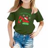 Christmas Day Toddler Girl Boy T-Shirts Kids Top Boys And Girls Printed Short Sleeved T-shirt