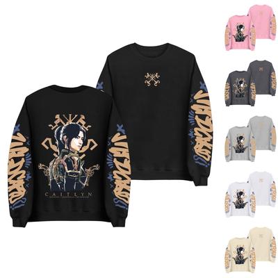 Женская повседневная модная блузка с длинным рукавом и круглым вырезом с принтом Хэллоуина