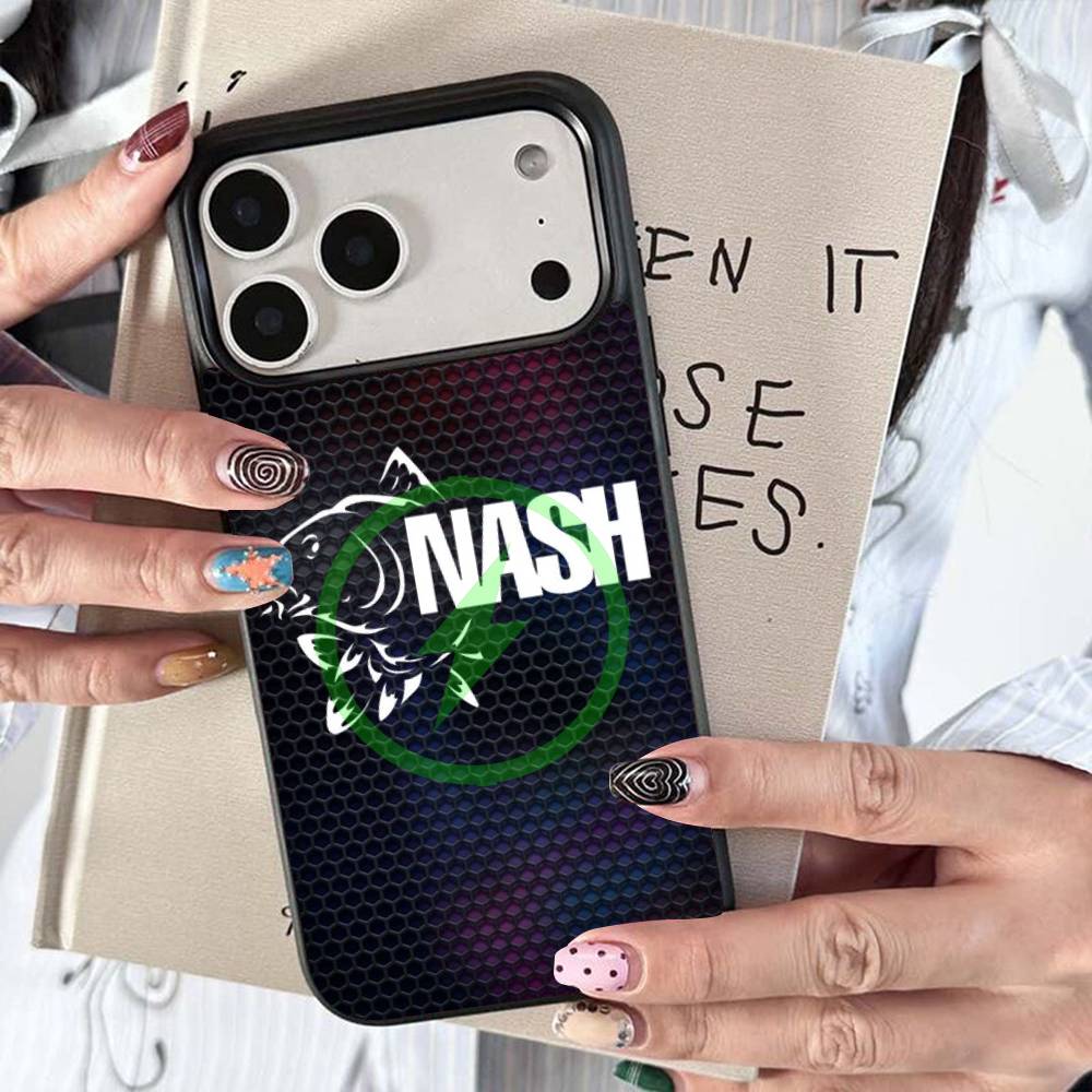 N-Nash Fishing Cool Magnetic Charging Cover Phone Case For IPhone 17 16 14 13 12 11 15 Pro Max For Magsafe Wireless