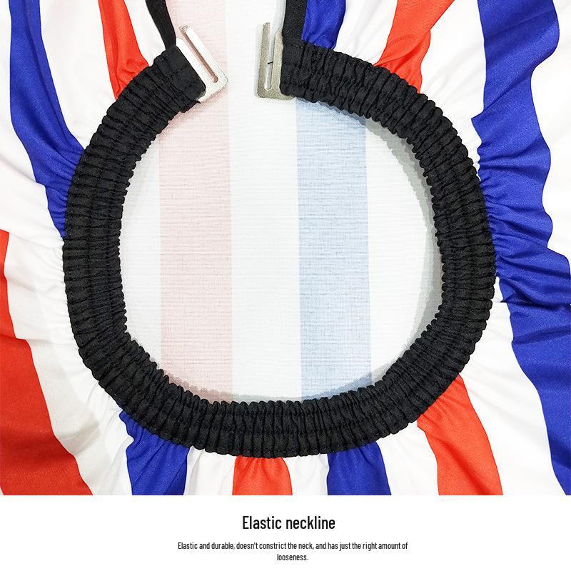 Очень большой антистатический плащ для стрижки для взрослых – Нелипкий, шарф 2 метра для домашнего использования