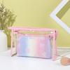 Makeup Bag Zipper Closure Waterproof Large Capacity Travel Toiletry Bag Heart Pattern Makeup Organizer Case