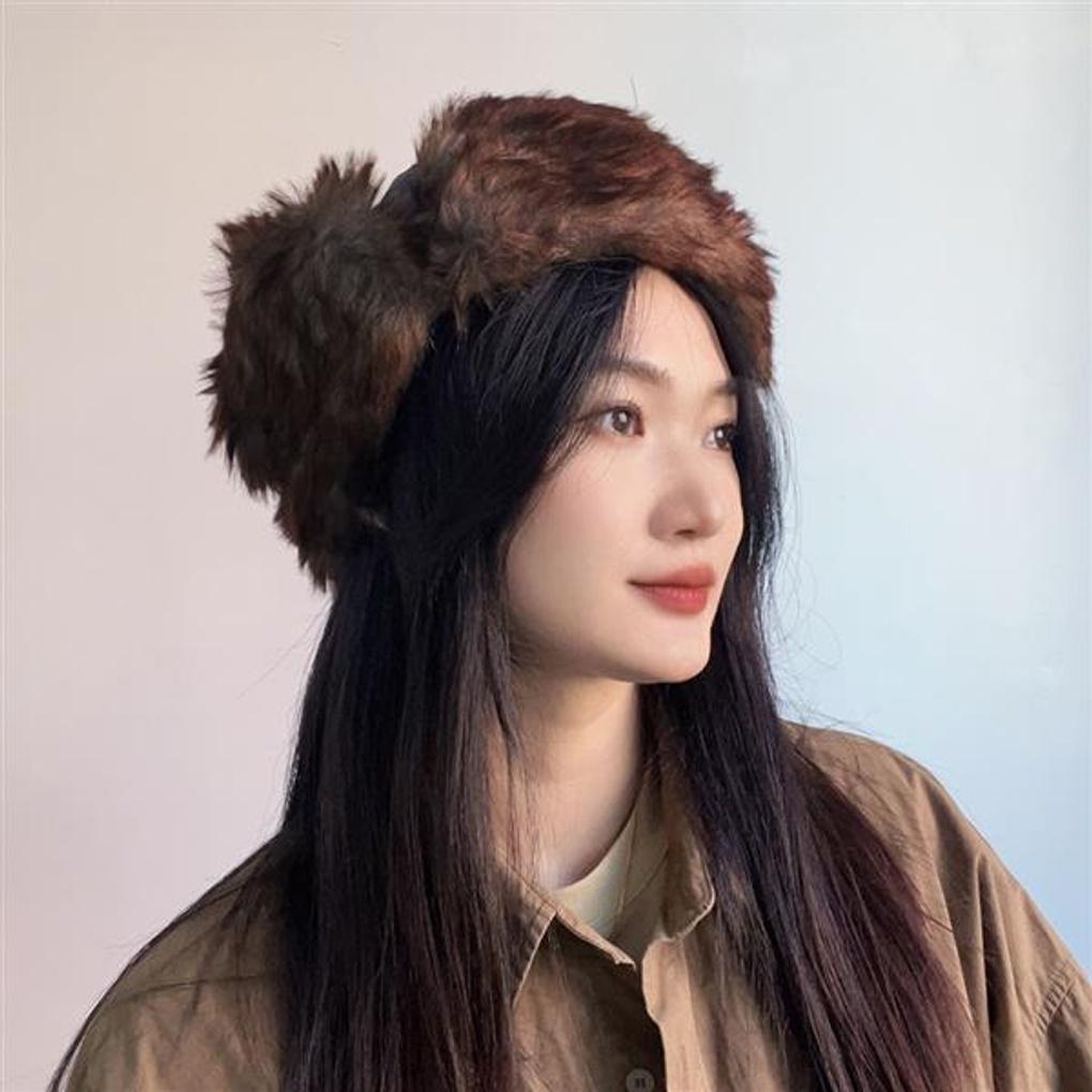 Теплая шапка-ушанка в военном стиле (Серый)