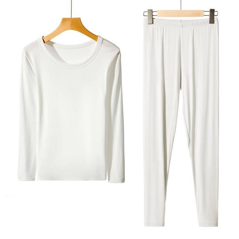 Осенне-зимнее термобелье Женские костюмы Боди Женские облегающие зимние топы Низ Рубашки Тонкая женская одежда