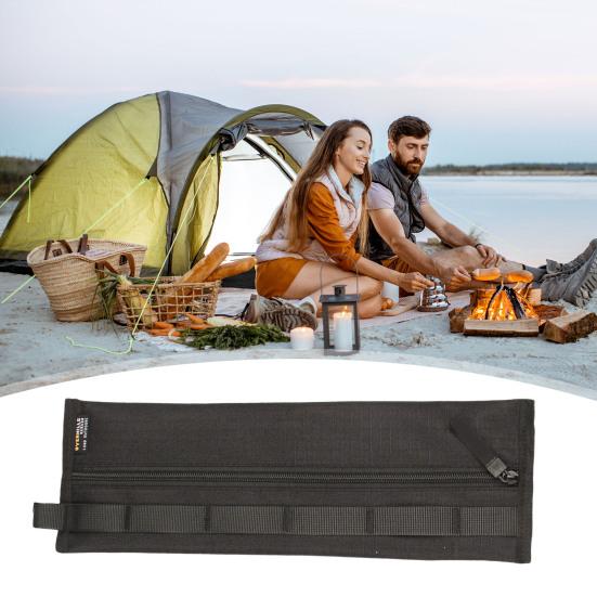 Сумка для хранения напольных гвоздей с D-образной пряжкой, вместительная, с застежкой-молнией, водонепроницаемая сумка для переноски напольных гвоздей