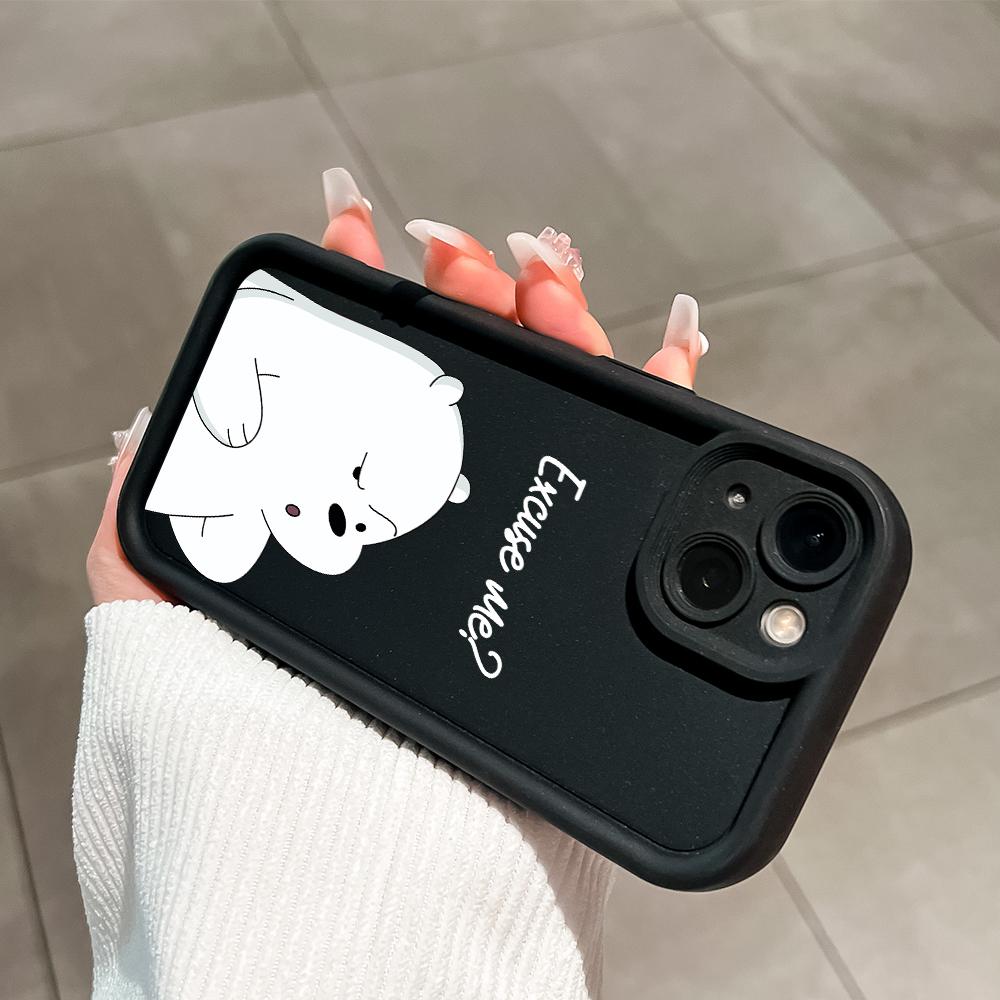 Soft Silicone Square Ladder Printing Pattern Phone Casing Full Cover Camera Shockproof Protection Rubber Case for iPhone Infinix Tecno OnePlus