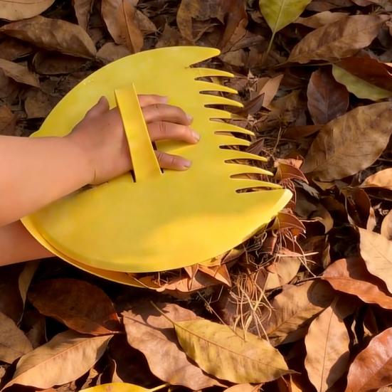 Лопаты для листьев Ручные грабли Захваты для листьев с регулируемыми ручками Садовый инструмент для уборки Захваты для сбора листьев и травы