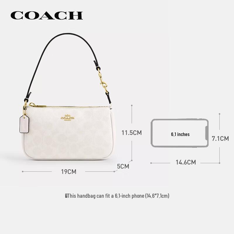 Сумка на плечо Coach Nolita 19 с фирменным узором
