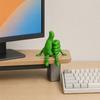 Desktop Ornament, 3D Printing One-Piece Molding with Smooth Surface, Movable Joints Adjustable Posture Figure for Healing Gift Home Decor