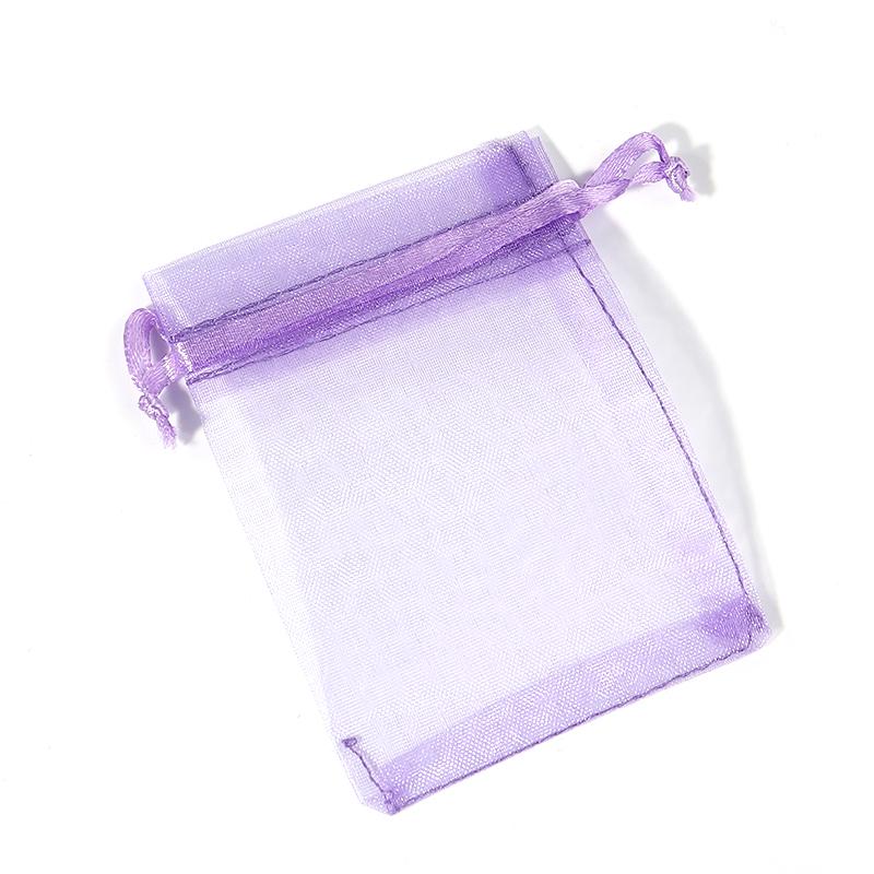 10Pcs Single Color Wedding /Ornament/Gift Wrap Yarn Bag Organza Bags Tulle Drawstring Bag Jewelry Pouches Packing Wholesale