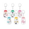 Koukou Chikyu Boeibu ETERNAL Movie Trading Milk Bottle Acrylic Keychains Box of 6 "Binan LOVE!"