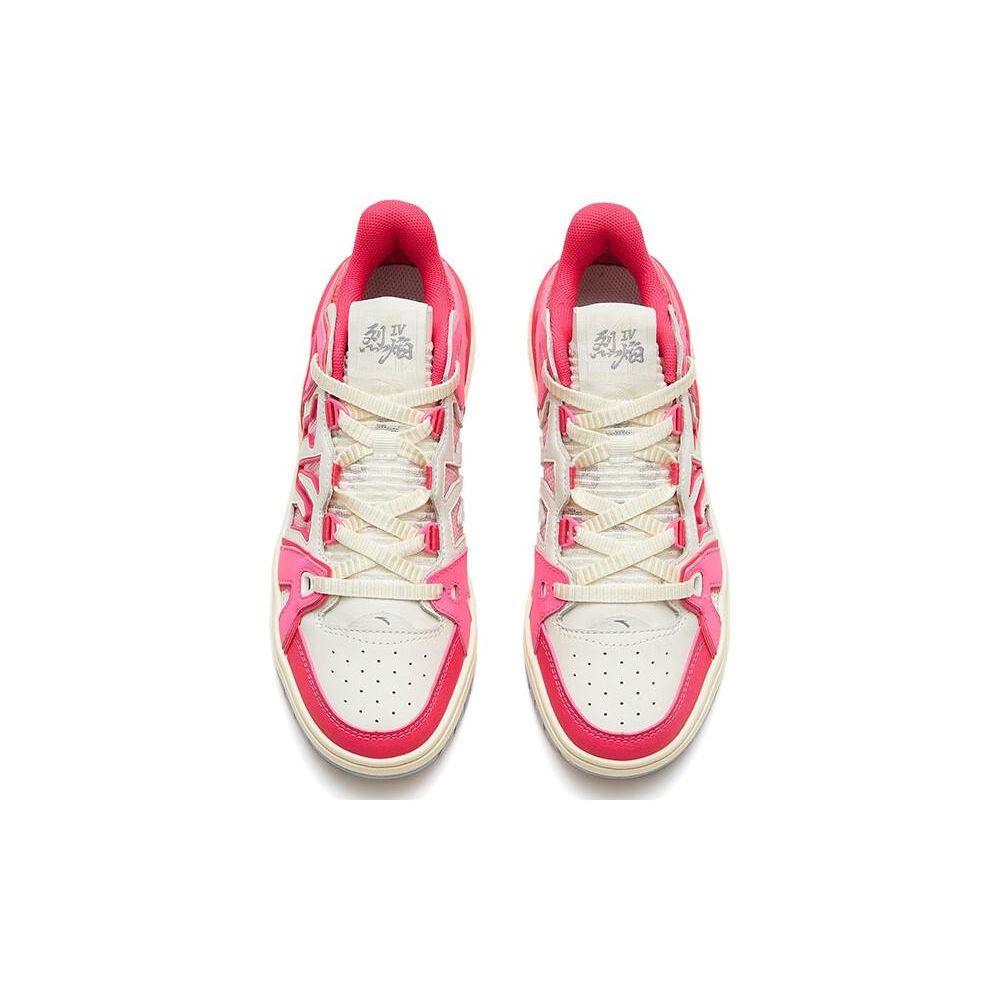 Anta Flame 4.0 нескользящие прочные низкие кроссовки для скейтбординга женские кроссовки для скейтбординга белые красные 122328090-3