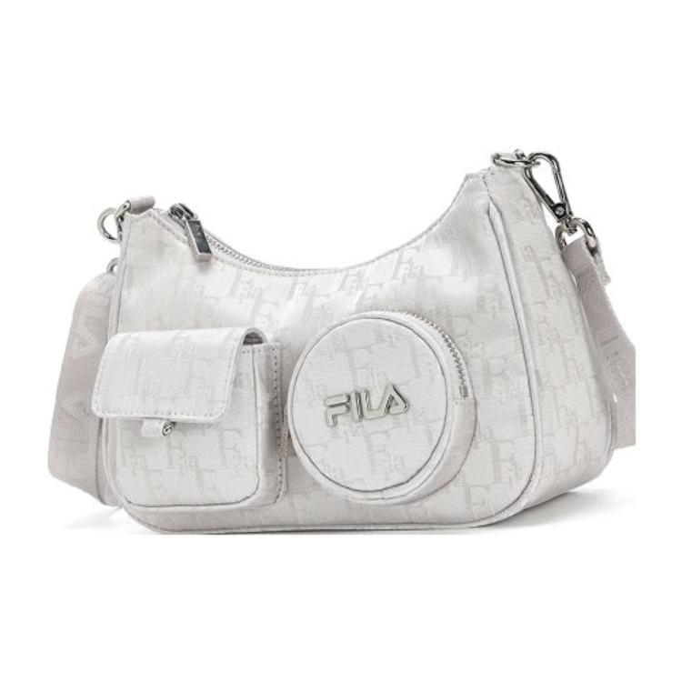 New FILA Fabric Shoulder Bag Regular Women's Heron White F13W328165F-WT