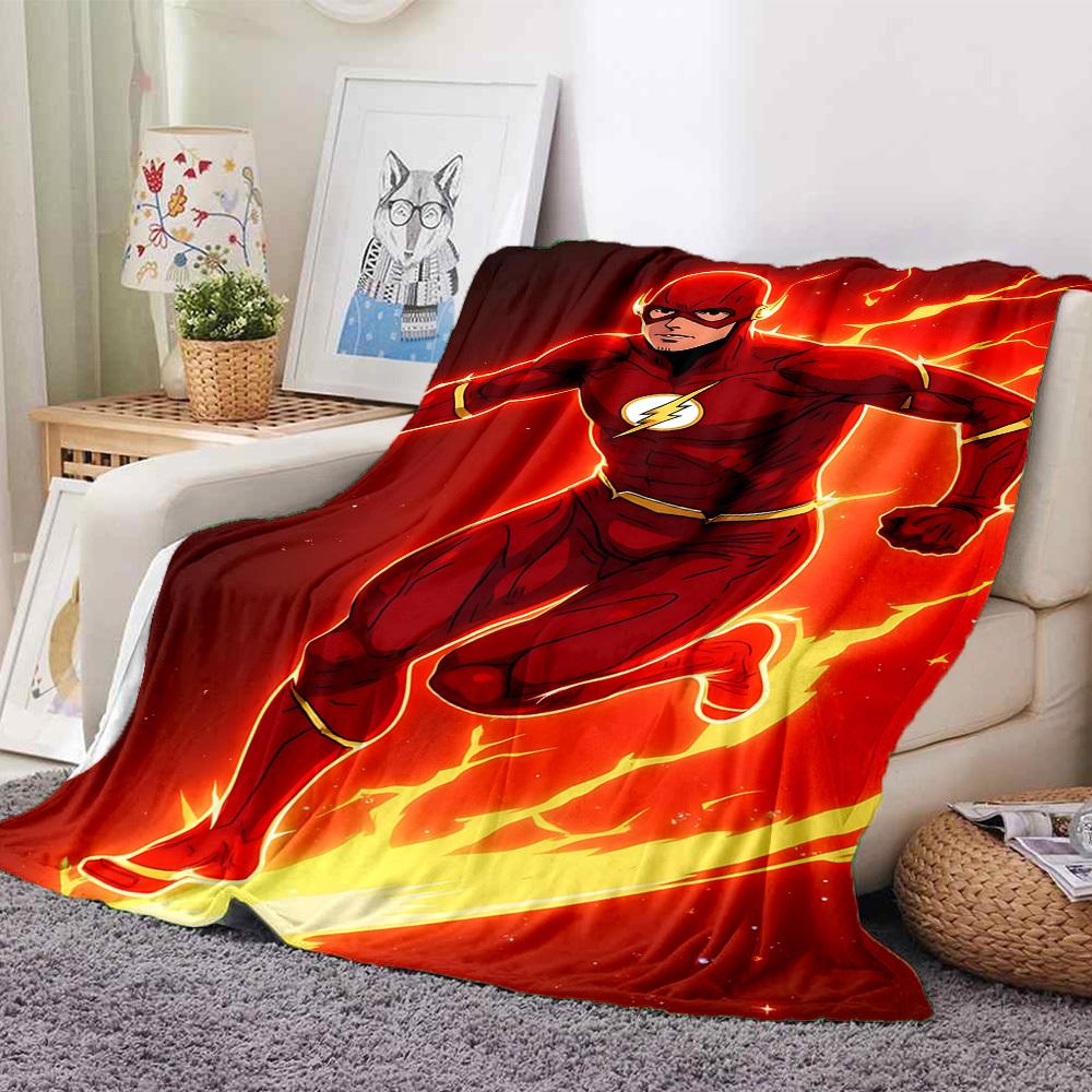 1pc Flash, Speed Force Flannel Throw Blanket Soft, Warm & Cozy for Couch, Bed, Office, and Travel Versatile All Season Gift, Christmas present