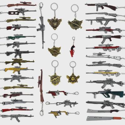 Популярный 12 см металлический брелок-подвеска PUBG - Peace Elite 'Winner Winner Chicken Dinner'