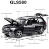 Mercedes Benz GLS580 4 Matic Роскошный внедорожник Симуляция Литье под давлением и Игрушечные транспортные средства Звуки и Свет Машинка с инерционным механизмом 1:Модель из сплава 32