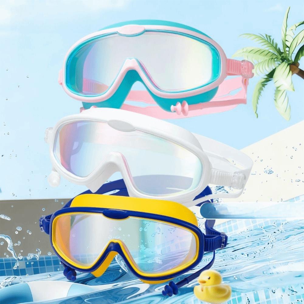 HD View Swimming Goggles Wide View Large Frame Swim Goggles Big Frame Swim Goggles Swimming