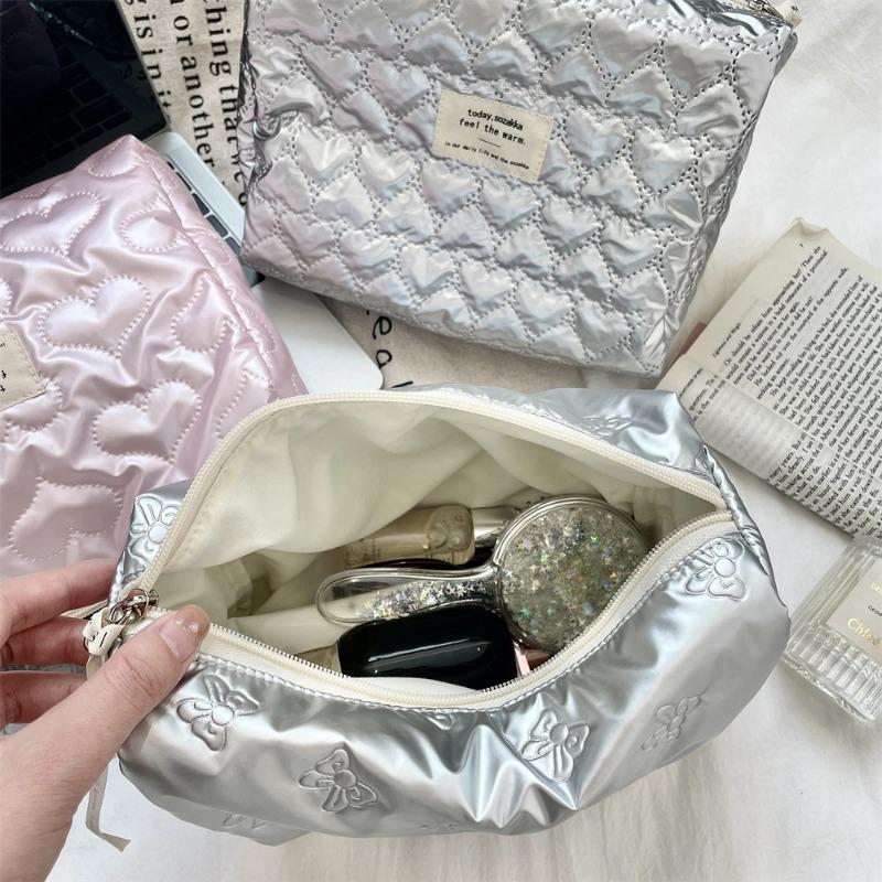 Многофункциональная сумка для хранения помады, корейская женская косметичка из искусственной кожи с бантом, набор туалетных принадлежностей, косметичка с карманом