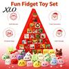 Christmas Countdown Companion for Kids Advent Calendar, 24 Day Box with Mystery Figures, Party Favors Students Festive Holiday Decor Room And