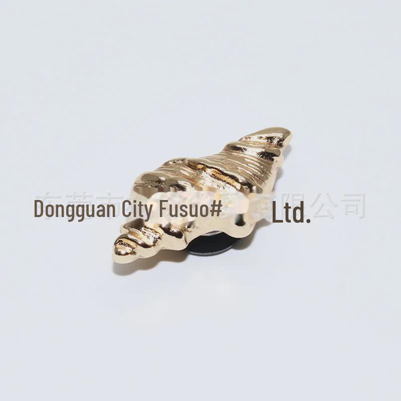 2024 Золотая металлическая пряжка для обуви в виде цветка Аксессуары для DIY и торговых центров