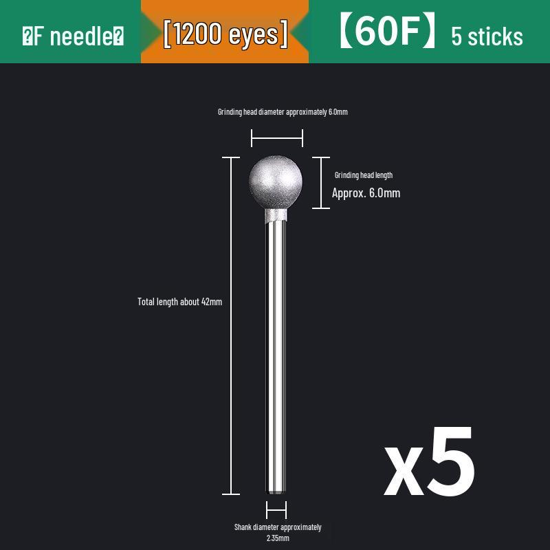 Mansharui Jade Carving & Polishing Grinding Head - Round Ball Shape