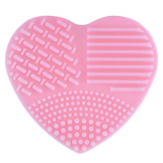 Puntos Love Heart Wash Косметические кисти Очиститель Силиконовый инструмент для макияжа Чистящий скруббер