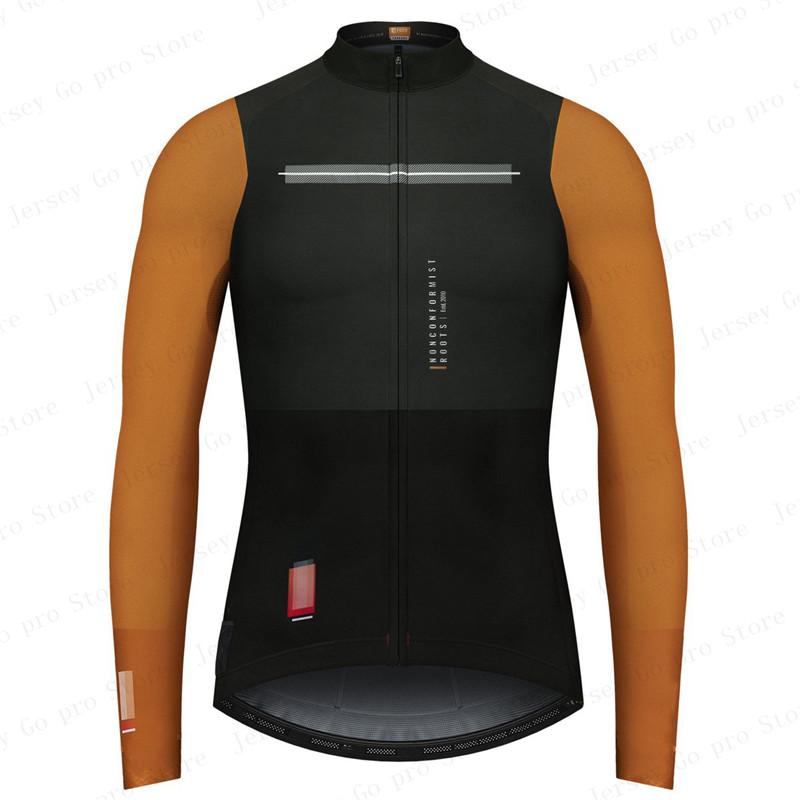 New Spring/Autumn Triathlon Men Long Sleeve Cycling Clothing Breathable Anti-UV Bicycle Jersey Set Wear Bib Pants Ropa Ciclismo
