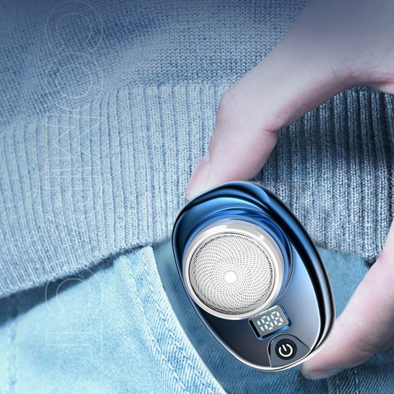 Мини-электробритва портативная домашняя мужская бритва для путешествий, цифровой нож для бороды